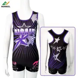 Majorette wear sublimation cheerleader vest wholesale cheer tank top shorts sets cheerleading practice wear