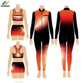 Normzl-Tanzteam-Übungskleidung, Cheerlea-Jacke und Leggings, Cheerleader-Uniformen, maßgeschneiderte Cheer-Warm-Ups-Trainingsanzüge