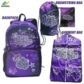 Normzl design sublimated casual sports cheer bag custom oxford fabric wholesale cheerleading backpack