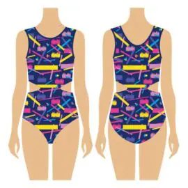 Free design gym sublimation practice wear girls gymnastics leotard for competition