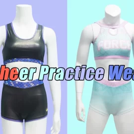 Normzl buyer show full custom cheerleading bra and shorts sport sets free design your own girls cheer practice wear