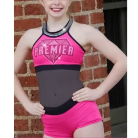 Vêtements d'entraînement de pom-pom girl pour filles, soutien-gorge et short personnalisés, vêtements d'entraînement de danse par Sublimation, vente en gros