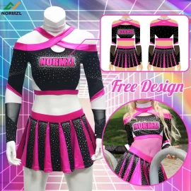 Normzl Free Design Cheerleader tragen individuelle Logo-Sublimations-Jugend-Cheerleader-Uniformen