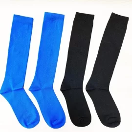 Hot Sales Normzl Blue White Girls Sports Cheer Socks Cheerleading Socks