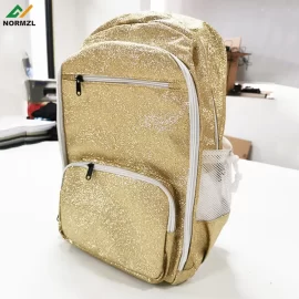 Normzl custom large load-bearing sublimated glitter cheer backpack cheerleading bags casual sports backpacks