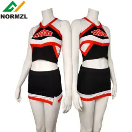 Robe de jupe courte OEM pour femmes, ligne de touche de cheerleading personnalisée