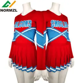 normzl design oem uni schule cheerleader kostüm nebenberuf jubeln üben uniform kundenspezifische cheerleading tanzuniformen